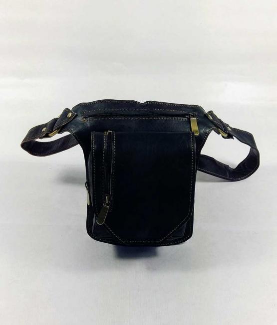 Flor de Piel - BOLSO PIEL CADERA NERO 1